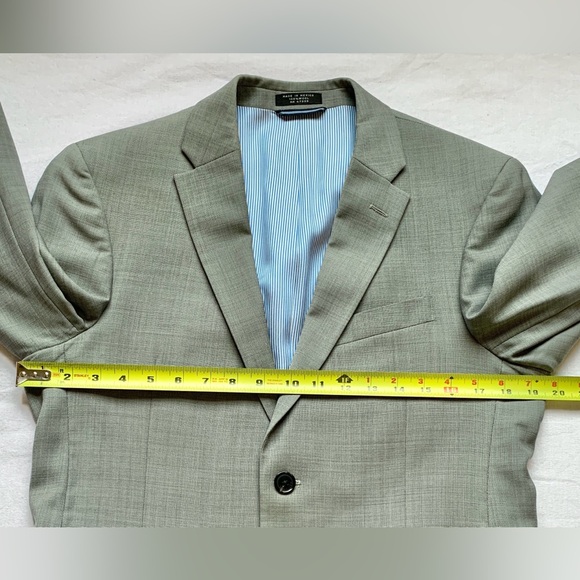 Tommy Hilfiger 100% Wool Men’s or Boy’s Gray Formal Suit Coat Blazer 36 Short - Picture 10 of 16